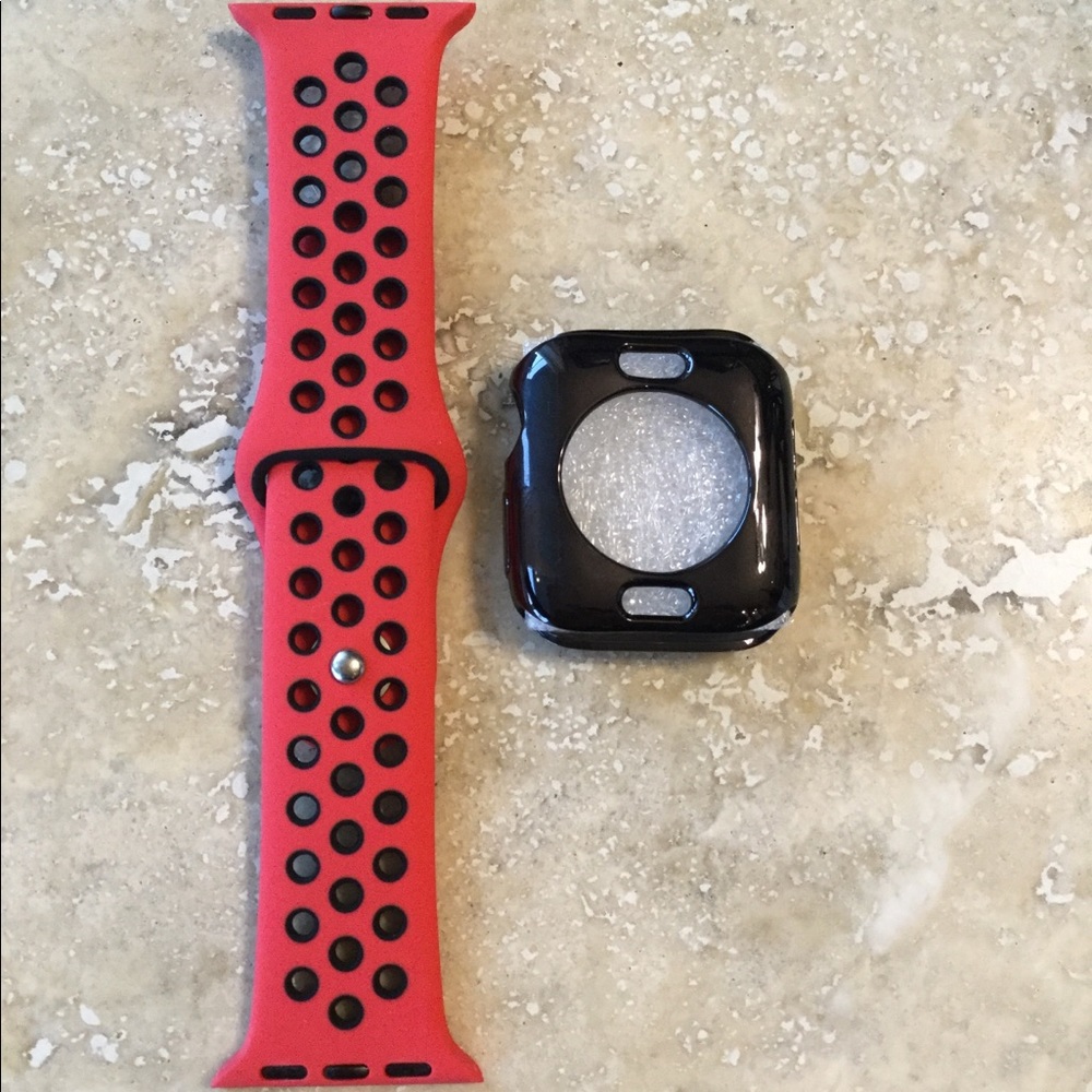 Chrome Cover Cover + Sport Band for iWatch
